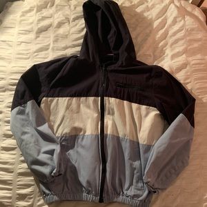 Brandy Melville Striped Windbreaker